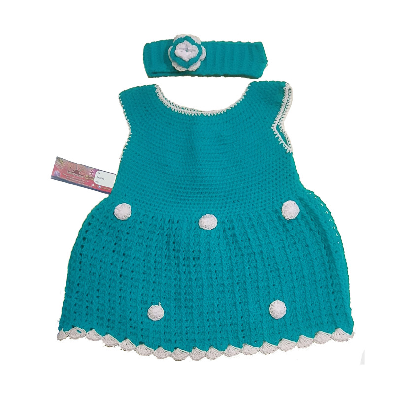 Handmade Baby Frock | Soft & Cozy Wool Dress for Girls | Hastakala Nepal