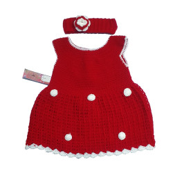 Handmade Baby Frock | Soft & Cozy Wool Dress for Girls | Hastakala Nepal