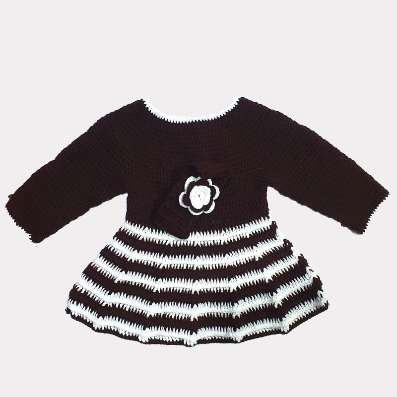 Handmade Baby Frock | Soft & Cozy Wool Dress for Girls | Hastakala Nepal