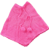 Girls' Hand-Knitted Acrylic Poncho | Warm & Washable | Hastakala Nepal