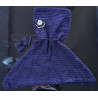 Girls' Hand-Knitted Acrylic Poncho With Hat| Warm & Washable | Hastakala Nepal