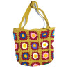 Hand-Crocheted Tote Bag | Stylish & Durable Granny Square Bag | Hastakala Nepal