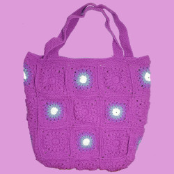 Hand-Crocheted Tote Bag | Stylish & Durable Granny Square Bag | Hastakala Nepal